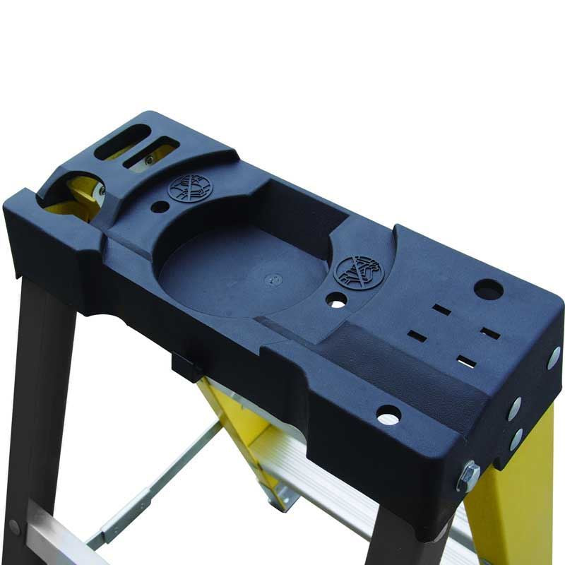 GPC Climb It Fibreglass Swing Back Step Ladder
