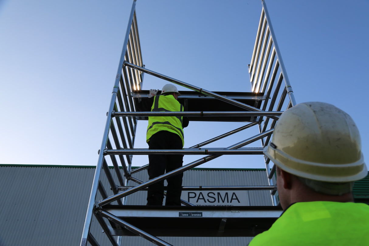 EuroTowers 232 Narrow Rung Tower - Being Built