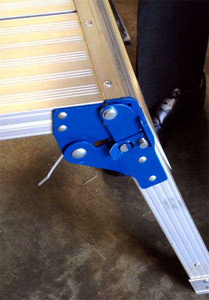 Zarges Hop-Up Work Platform with 600 mm Square Platform