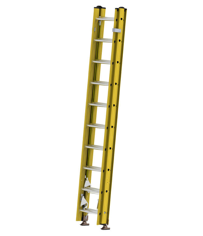 Triple Section Rope Operated Extension Ladders