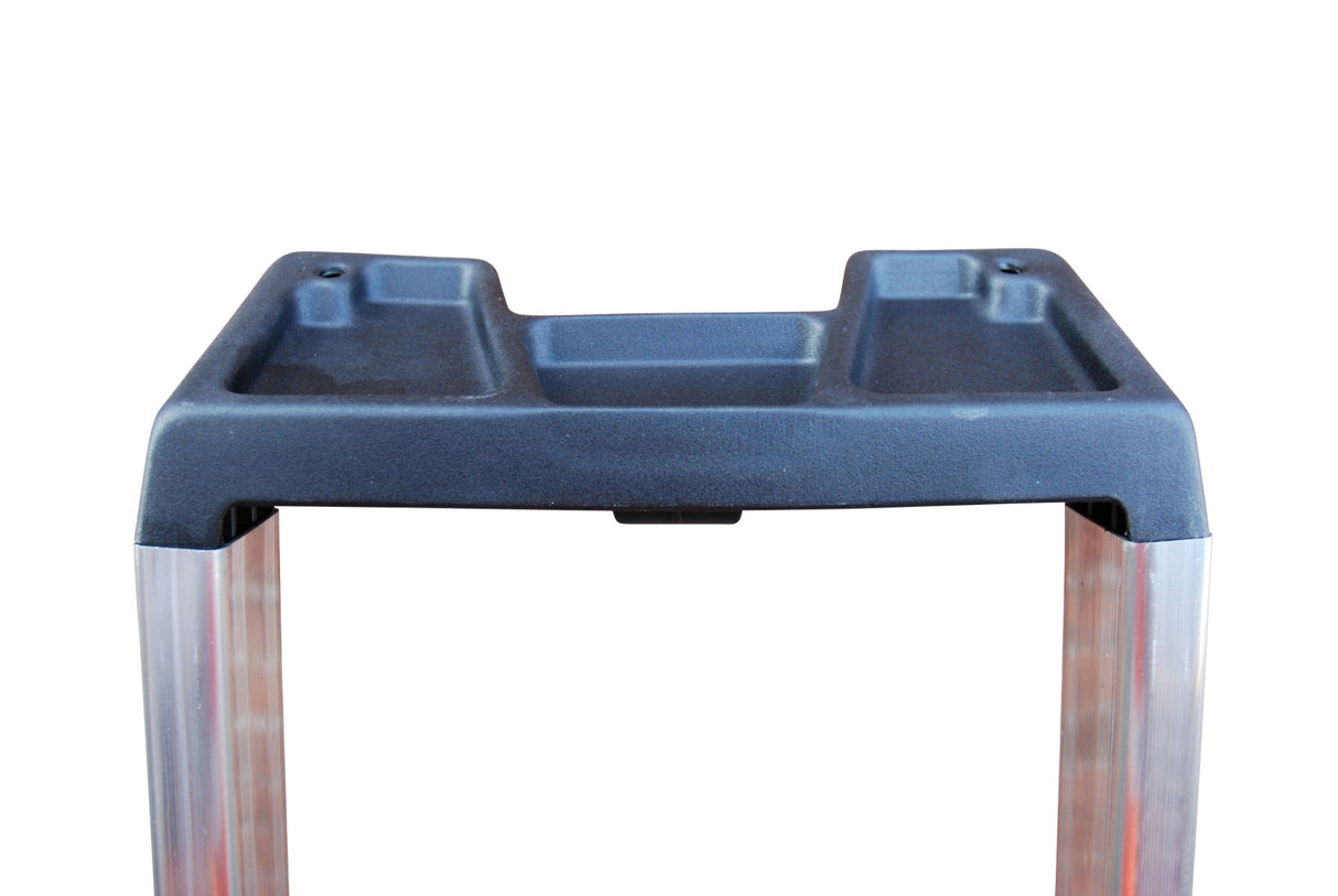 Maxi Platform Step Ladders With Wide Steps - 3 Tread