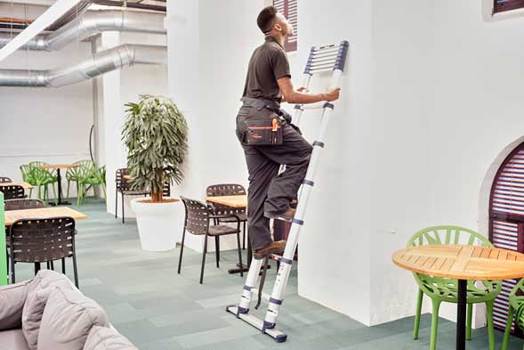 Xtend+Climb Telescopic Ladder In Use
