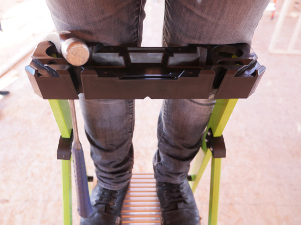 Little Giant Mighty Lite Fibreglass Platform Stepladder Tool Tray