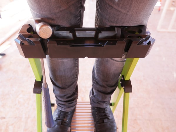 Little Giant Mighty Lite Fibreglass Platform Stepladder Tool Tray