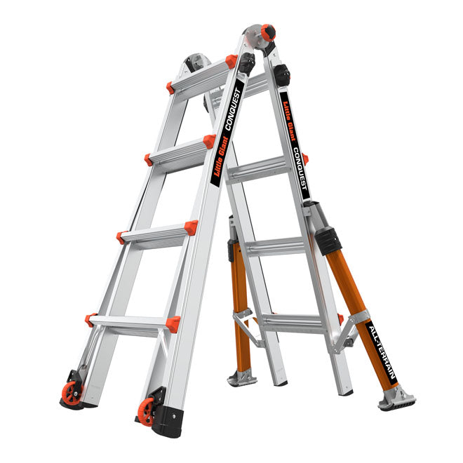 Little Giant Conquest 4x4 Rung - Stepladder mode