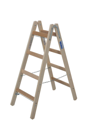 Krause Stabilo Timber Double Sided Step Ladder - 4 Tread