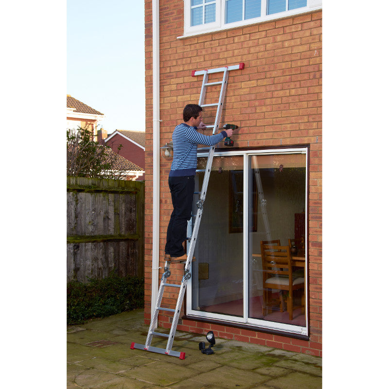 Werner Blue Seal 12 Way Combination Ladder with Platform