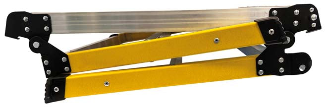 Zarges 600 GRP Hop Up Work Platform Folded