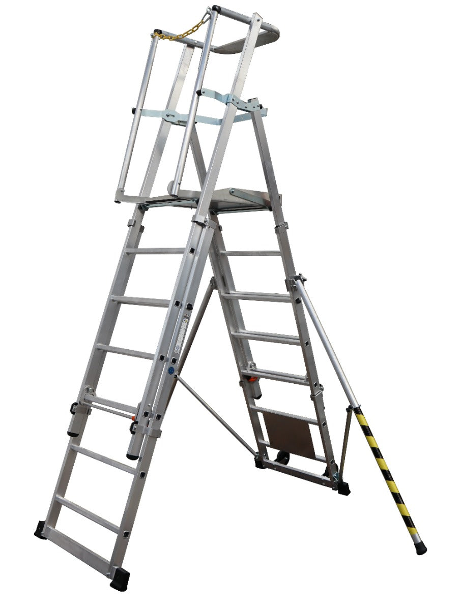 BoSS Teleguard Plus - Adjustable Telescopic Platform Step - 8 tread