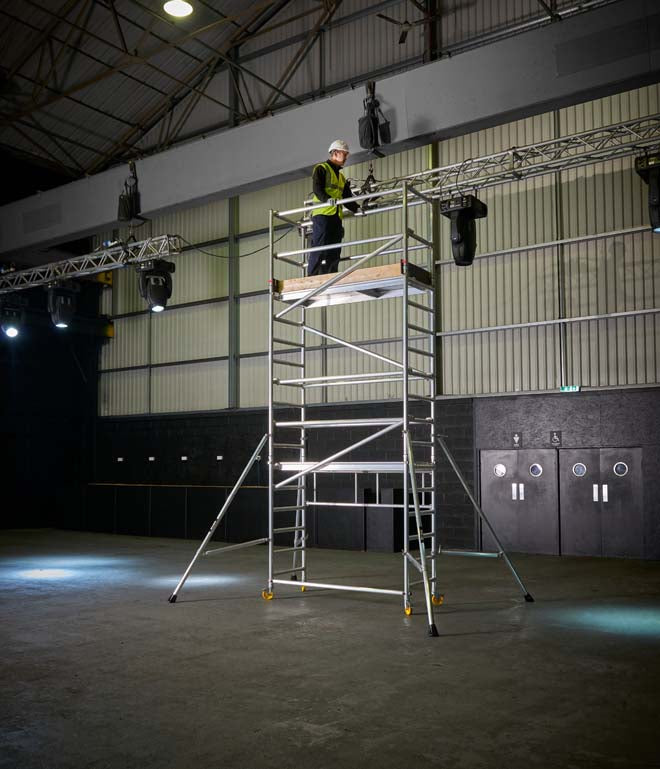 Werner Minimax Tower System 3.7m - User Standing On Platform