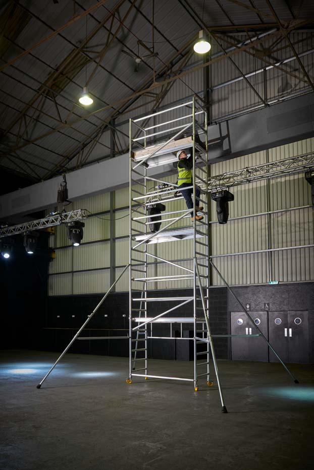 Werner Minimax 5.7m Platform Height -Tower Climbed Indoors