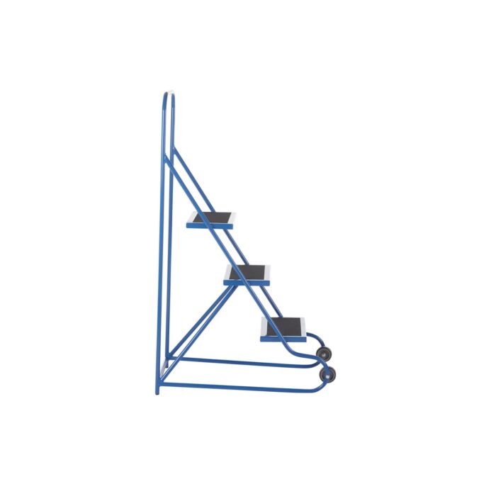 Climb-It Steel Tilt & Pull Steps Side View 3 Tread