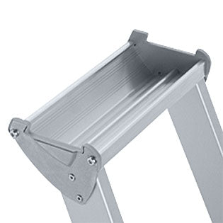 Z600 Anodised Step Ladders with Handrails - 4 Tread