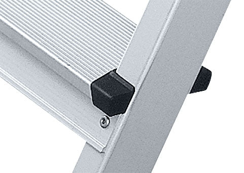 Zarges Z600 Anodised Step Ladders with Handrails