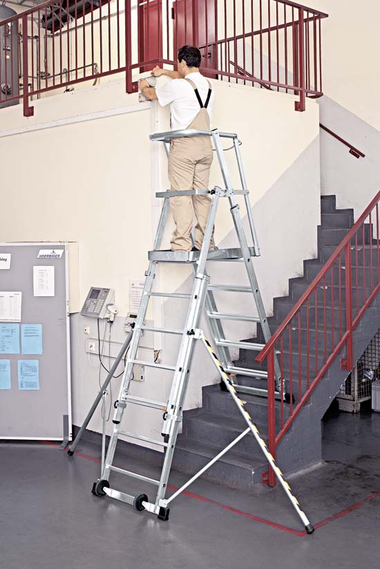 Zarges ZAP Telescopic Work Platform Ladders