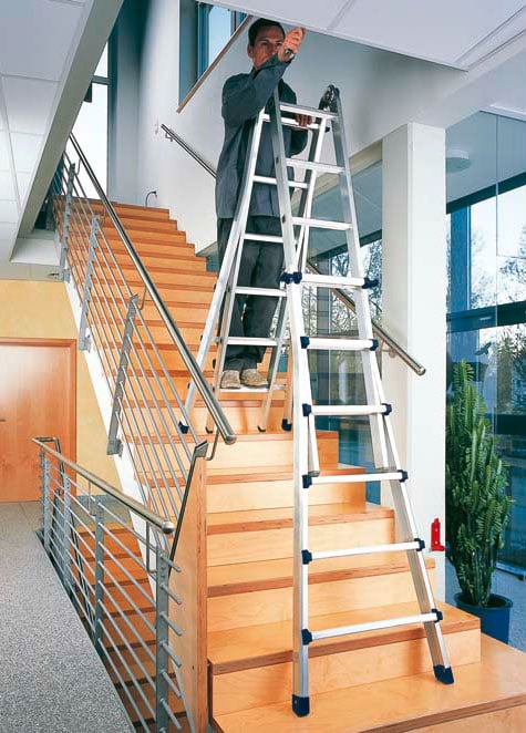 Zarges Z600 4 Part Telescopic Ladder - 4 x 6 Rungs