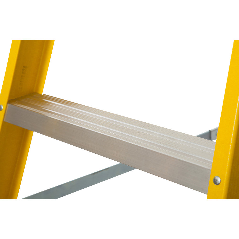 S400 Glass Fibre Platform Stepladders - 8 Tread