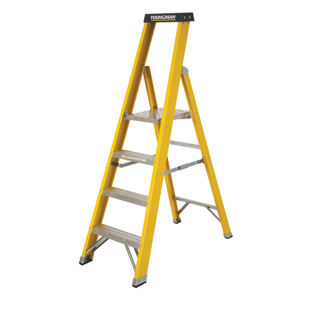 Youngman S400 Glass Fibre Platform Stepladders