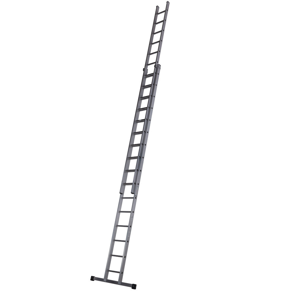 Werner 2 Section Square Rung Aluminium Extension Ladder - 2 x 16 Rung