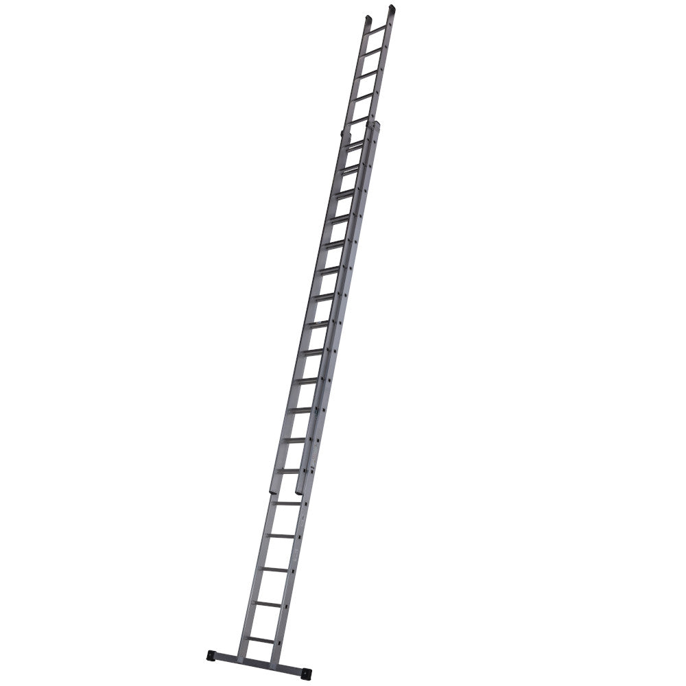 Werner 2 Section Square Rung Aluminium Extension Ladder - 2 x 16 Rung