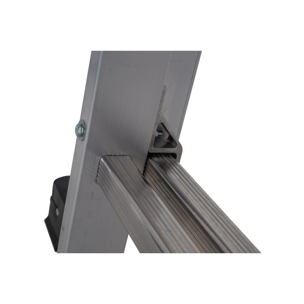 Werner 2 Section Square Rung Aluminium Extension Ladders Rung Hook