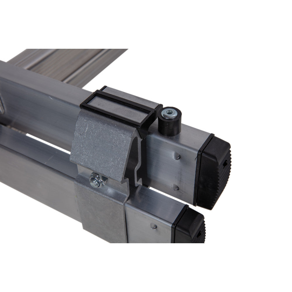 Werner 2 Section Square Rung Aluminium Extension Ladders Top Clips