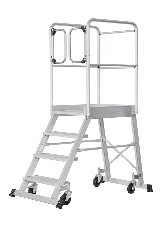 Hymer 688804 Mobile Work Platform With Self Closing Gates