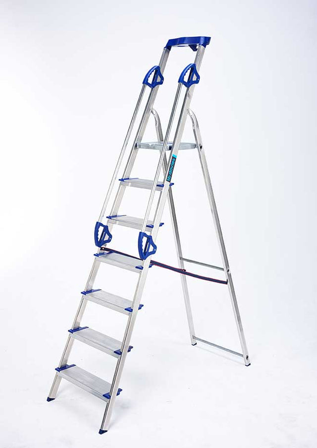 Premier XL Aluminium Trade Platform Step Ladder - 7 Tread