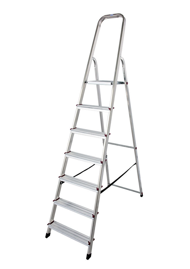 Krause Corda Aluminium EN131 Platform Step Ladder - 7 Tread