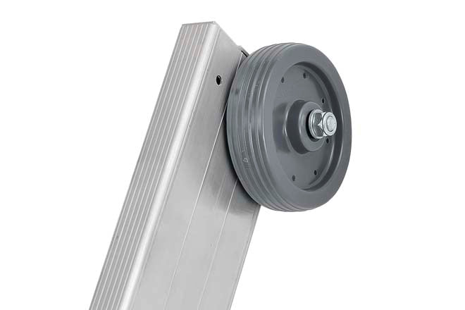 Hymer Double Section Rope Operated Extension Ladders Wall Wheels