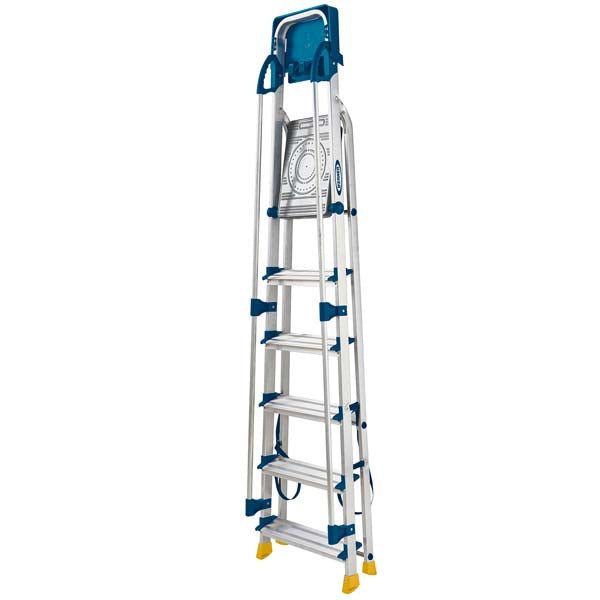 6 Tread Werner 705 Workstation Ladder Closed