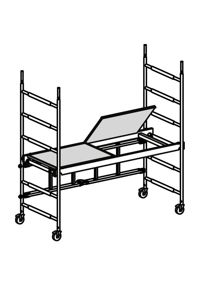 Hymer Folding Mobile Scaffold Tower - 0.89 m Platform Height
