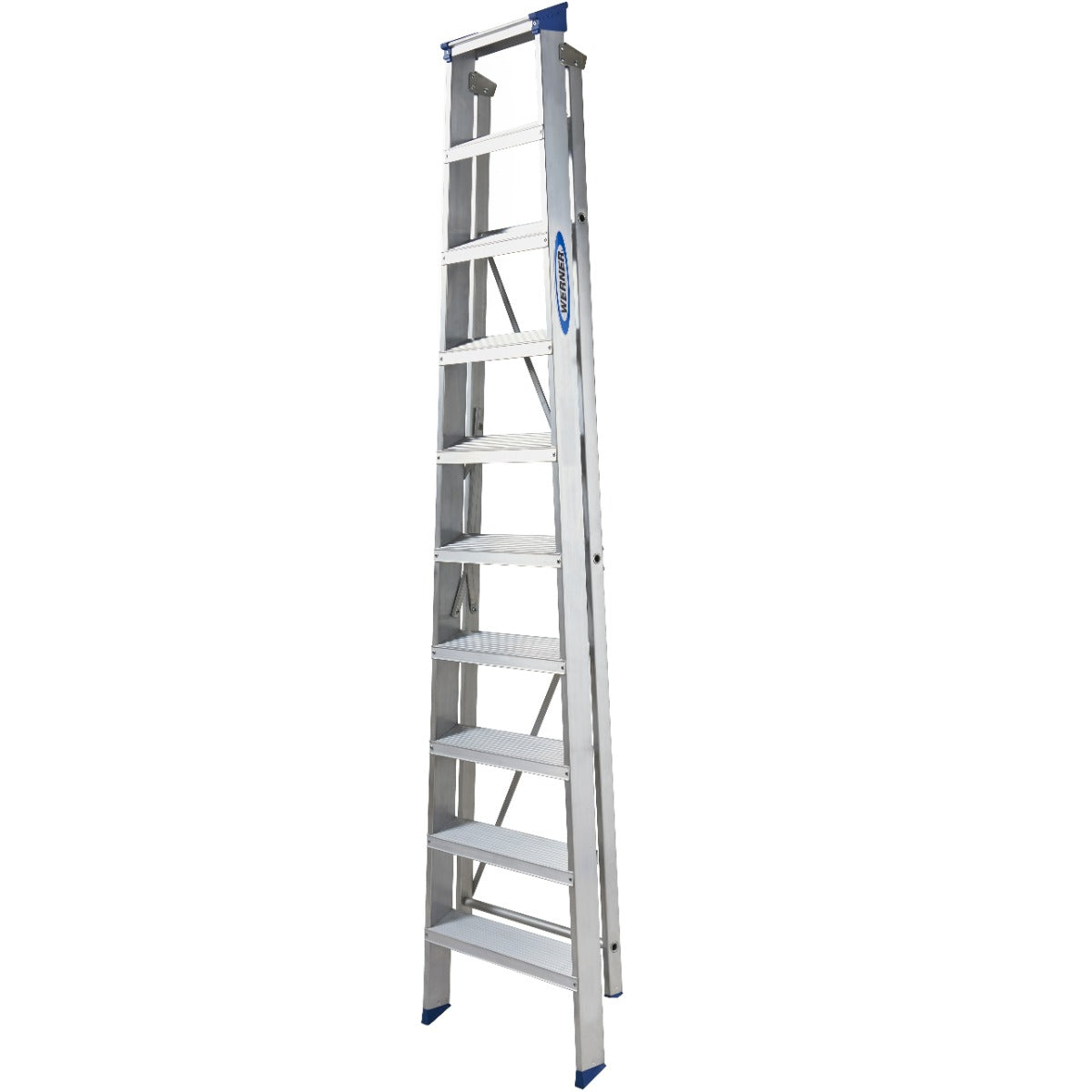 WERNER EU 7141018 Stepladder 10 Tread closed