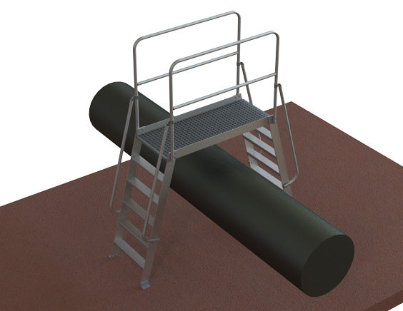 High Clearance Step Over System