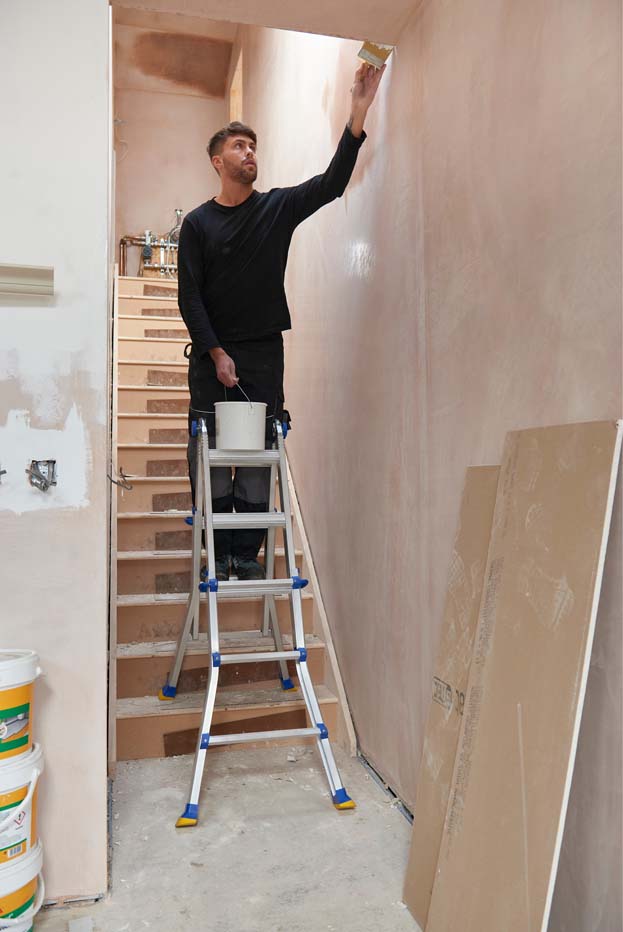 Werner Telescopic Multi-Purpose Combination Ladder - 4 x 3 - Stairway Mode