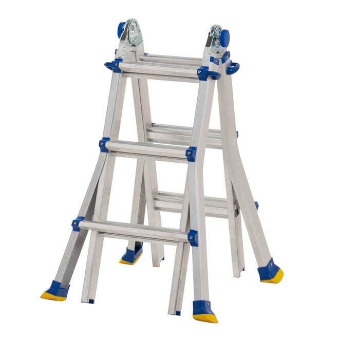 Werner Telescopic Multi-Purpose Combination Ladder - 4 x 3 - Stepladder Mode