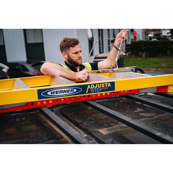 Werner Roof Clamps Being Fitted