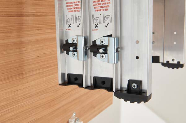 Werner Blue Seal Spring Assisted Loft Ladder Feet