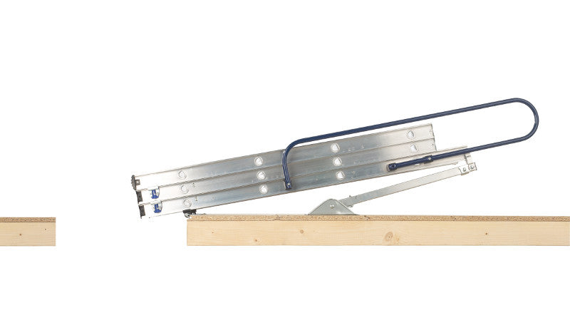 Werner Blue Seal Spring Assisted Loft Ladder with Handrail