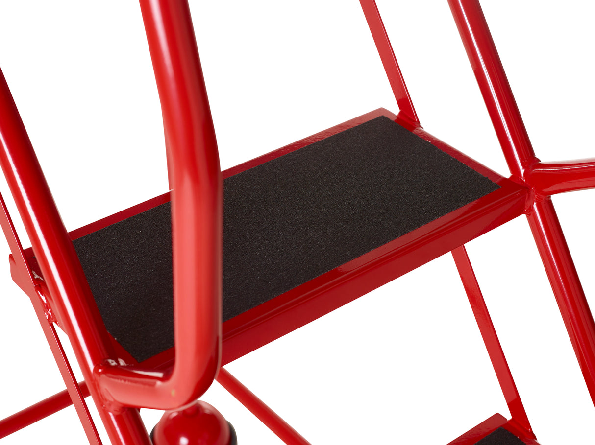Climb It Mobile Warehouse Steps With Domed Feet In Red