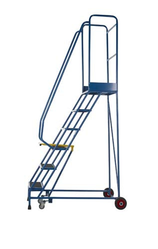 AAS06 Mobile Warehouse Steps Side View