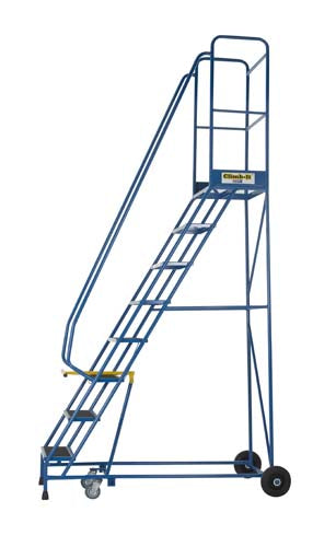 AAS08 Mobile Warehouse Steps Side View