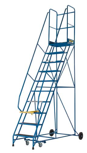 AAS10 Mobile Warehouse Steps In Use