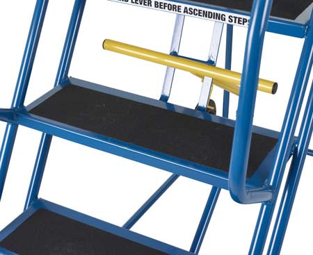 AAS Mobile Warehouse Steps Braking System