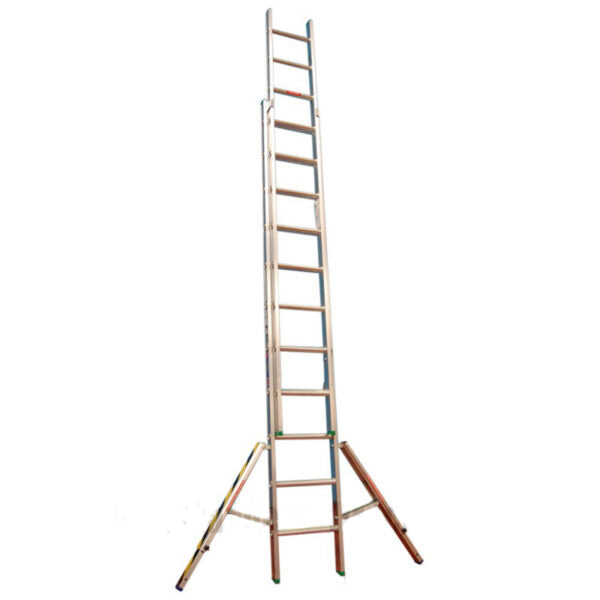 Clow Double Section Extension Ladders With Stabilising Legs