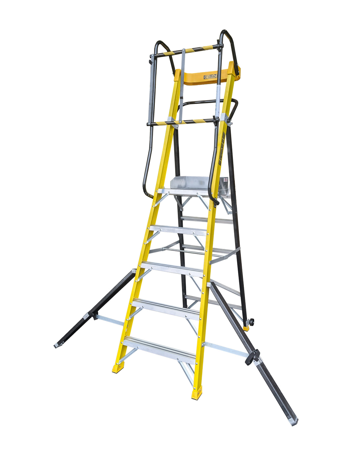 Climb It 5 Tread GRP Podium Step Ladders