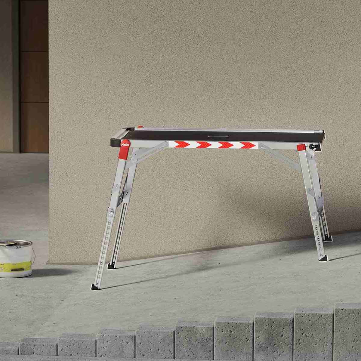 Hailo TP Plus Adjustable Stairs & Work Platform - 0.76m