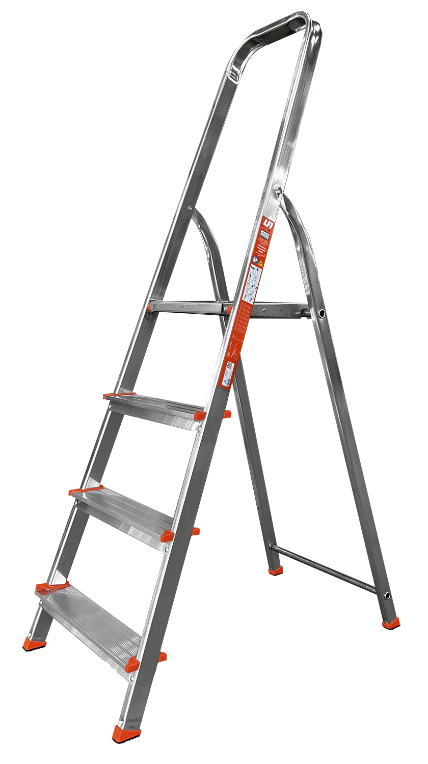 LFI Home Stepladder With 4 Treads