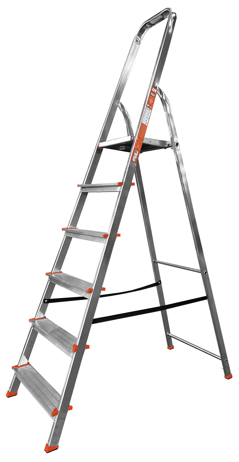 LFI Home Stepladder With 6 Treads