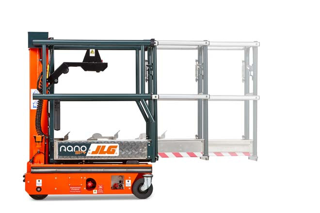 Nano SP Plus Low Level Powered Access Scissor Lift Extended Platform